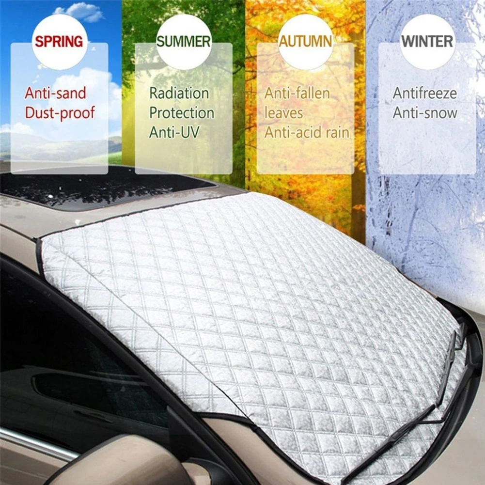 187x95cm Car Snow Ice Protector Visor Sun Shade Rear Windshield Cover Shields Auto windshield cover for snow Auto Accessories
187x95cm Car Snow Ice Protector Visor Sun Shade Rear Windshield Cover Shields Auto windshield cover for snow Auto Accessories