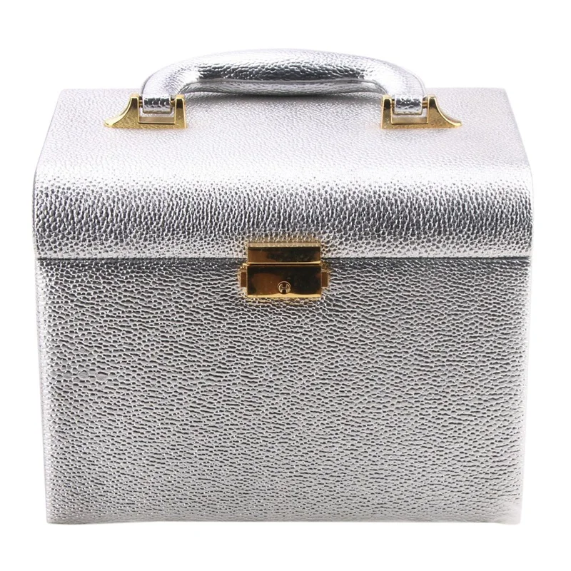 PU Leather Makeup Box Lockable Jewelry Box with Mirror Makeup Case Beauty Case Cosmetic Bag Travel Makeup Bag
PU Leather Makeup Box Lockable Jewelry Box with Mirror Makeup Case Beauty Case Cosmetic Bag Travel Makeup Bag