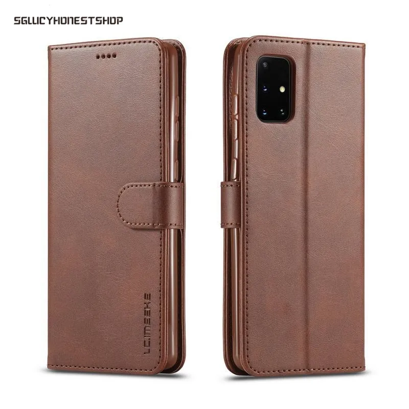 Чехол-книжка из искусственной кожи для Samsung Galaxy S20 Ultra S10 Plus Note 10 Lite A51 A71 A41 A01 A21 A11 A31