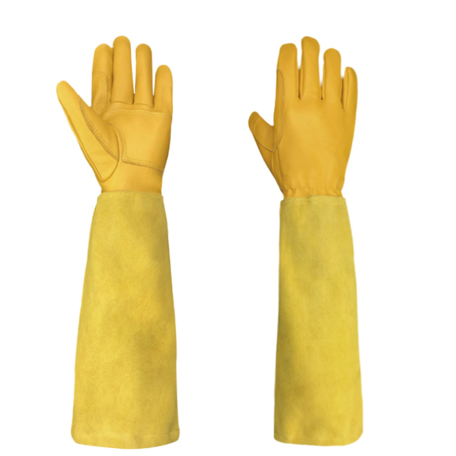 1pair Long Sleeve Gauntlet Elastic Band Non Slip Ergonomic Protection Rose Pruning Thickened Gardening Gloves Men Women Yard
1pair Long Sleeve Gauntlet Elastic Band Non Slip Ergonomic Protection Rose Pruning Thickened Gardening Gloves Men Women Yard