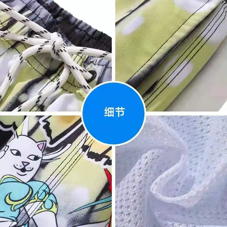 Summer trendy loose beach pants cartoon print men's casual shortsThe men's and women's cartoon print swimsuit shorts for summer
Summer trendy loose beach pants cartoon print men's casual shortsThe men's and women's cartoon print swimsuit shorts for summer