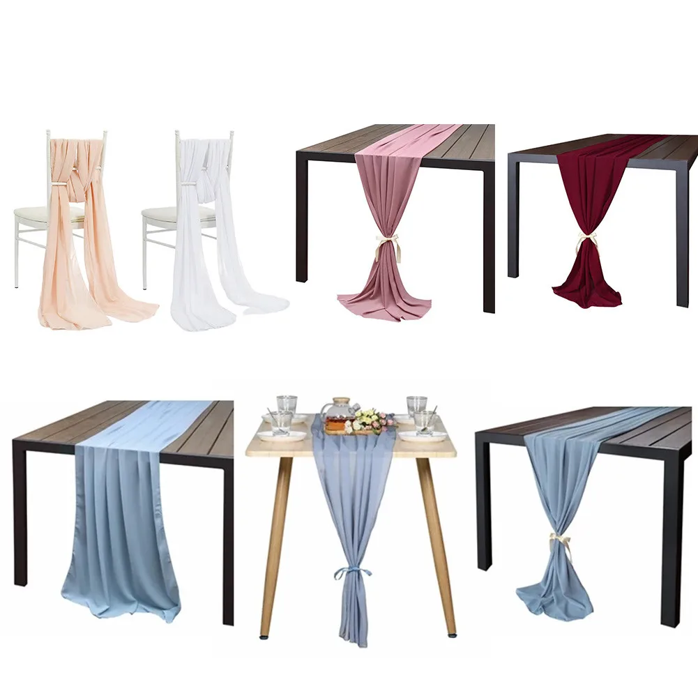 70*304cm Beautiful Soft Chiffon Fabric Table Runner Wedding Arch Runner Party Decoration Party Backdrops
70*304cm Beautiful Soft Chiffon Fabric Table Runner Wedding Arch Runner Party Decoration Party Backdrops