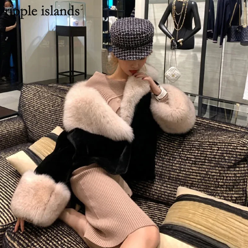 Ripple Islands-Faux Fur Furry Temperament Women's Coat Fashionable Ladies Short Fox Fur Coat All-Match In Autumn And Winter
Ripple Islands-Faux Fur Furry Temperament Women's Coat Fashionable Ladies Short Fox Fur Coat All-Match In Autumn And Winter