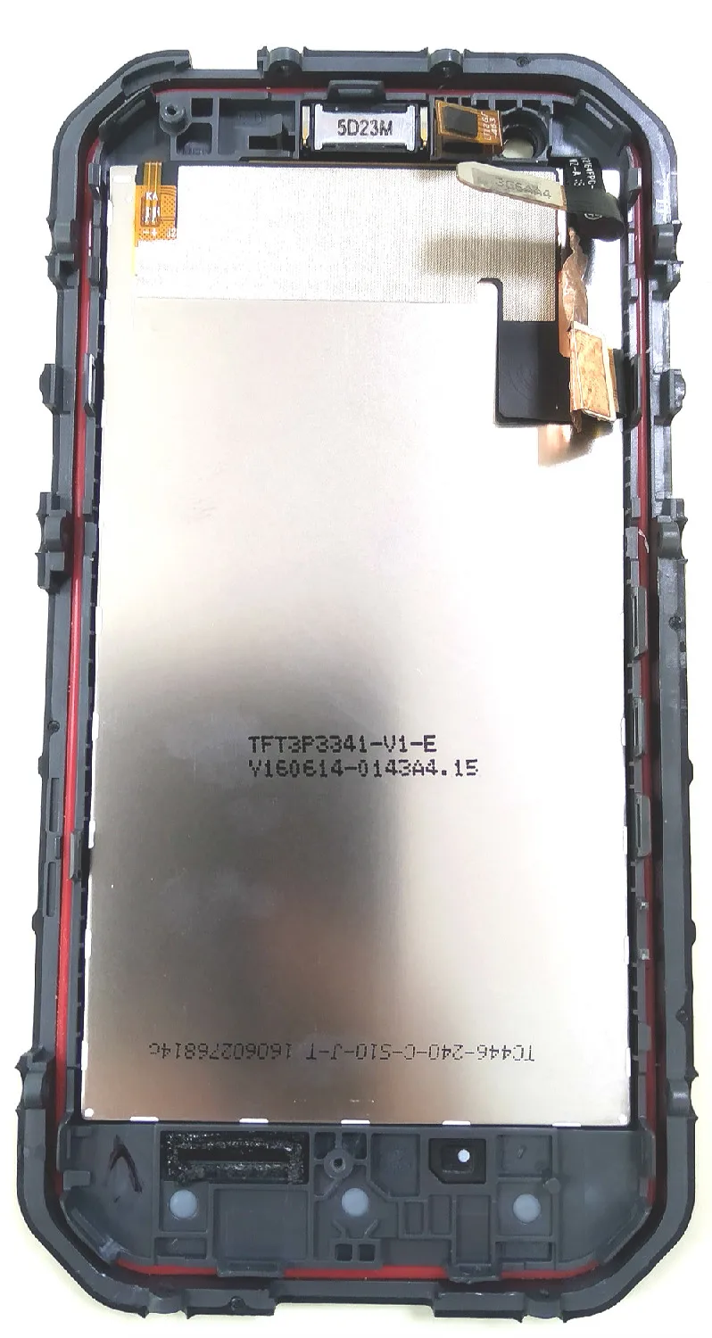 Used LCD Display +Touch Screen Glass Panel Digitizer+Frame Assembly FOR Caterpillar Cat S30 Phone 
Used LCD Display +Touch Screen Glass Panel Digitizer+Frame Assembly FOR Caterpillar Cat S30 Phone