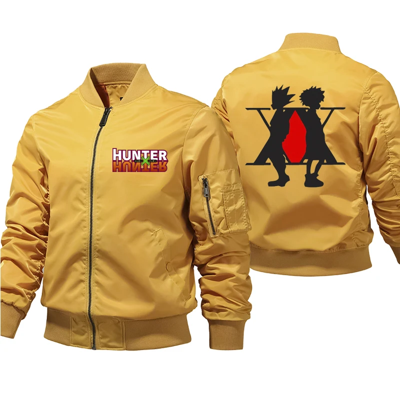 Hunter X hunter Men's Bomber Zipper Jacket Winter Male Warm Coats Casual Streetwear Hip Hop Pilot Jackets anime Mens Clothing
Hunter X hunter Men's Bomber Zipper Jacket Winter Male Warm Coats Casual Streetwear Hip Hop Pilot Jackets anime Mens Clothing