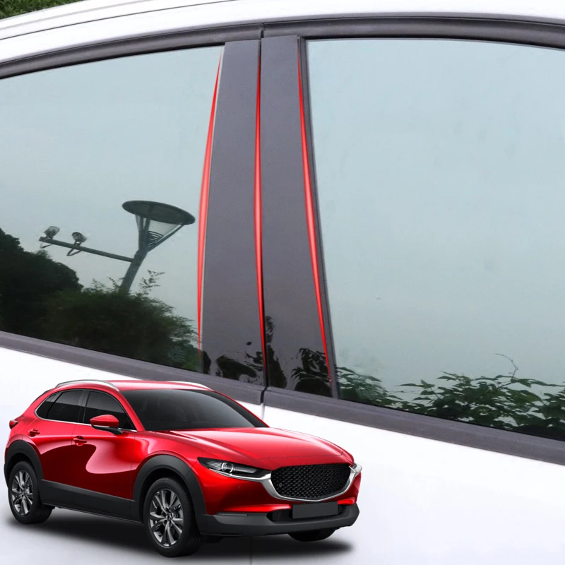 Fit For Mazda CX-30 2020 2021 Car Styling PVC Car Window Pillar Trim Sticker Middle BC Column Stickers External Auto Accessories
Fit For Mazda CX-30 2020 2021 Car Styling PVC Car Window Pillar Trim Sticker Middle BC Column Stickers External Auto Accessories