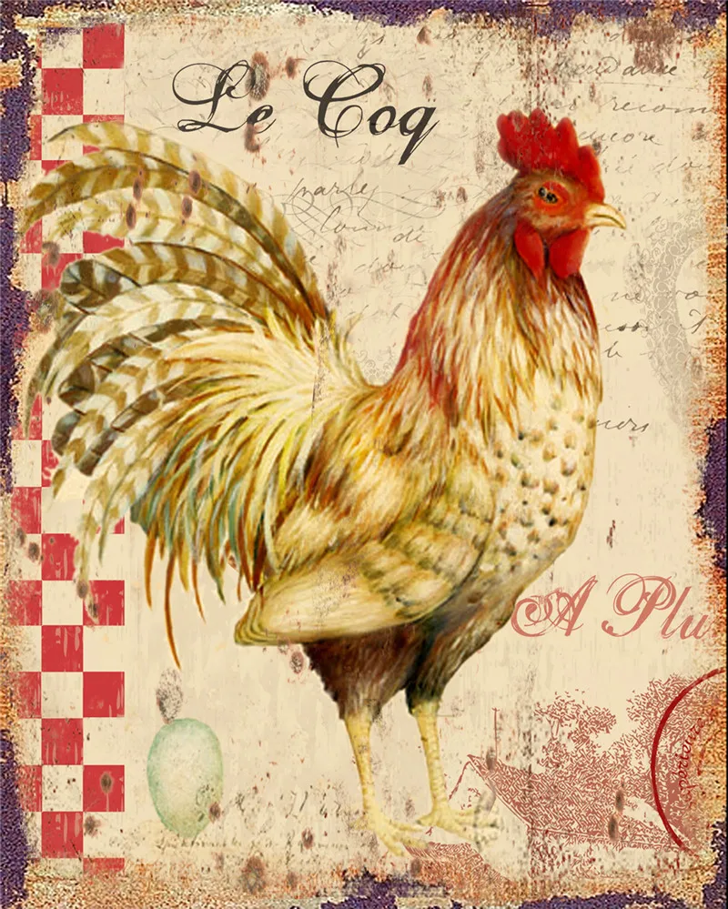 Vintage Metal Plate Wall Poster Chickens Posters on the Wall Stickers Farmhouse Decor Tin Sign Farm Animals Home Bar Gamer Room
Vintage Metal Plate Wall Poster Chickens Posters on the Wall Stickers Farmhouse Decor Tin Sign Farm Animals Home Bar Gamer Room