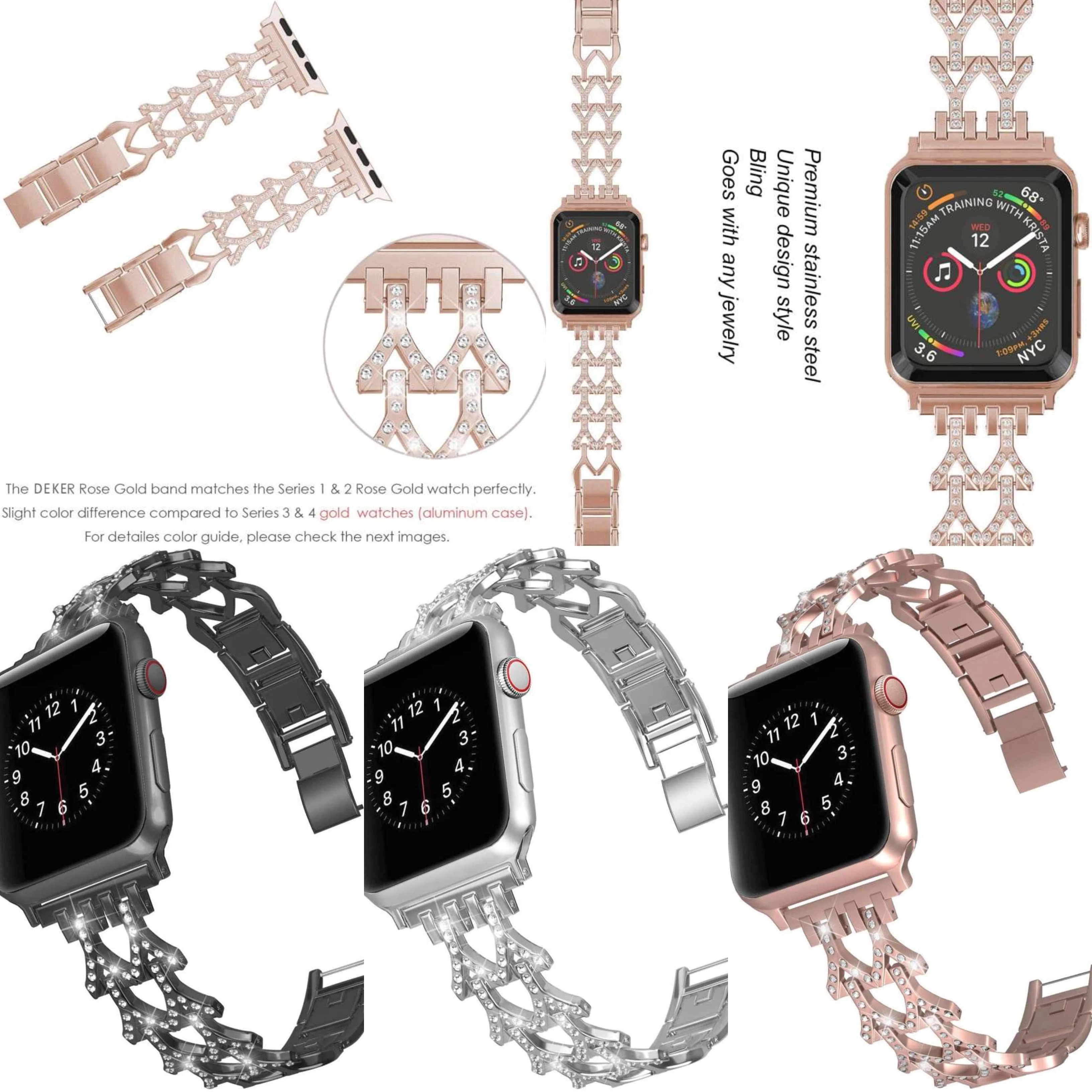 Suitable for Apple Watch strap 38mm 42mm ladies diamond Iwatch 6 5 4 3 2 SE 44mm 40mm stainless steel luxury bracelet wristband
Suitable for Apple Watch strap 38mm 42mm ladies diamond Iwatch 6 5 4 3 2 SE 44mm 40mm stainless steel luxury bracelet wristband