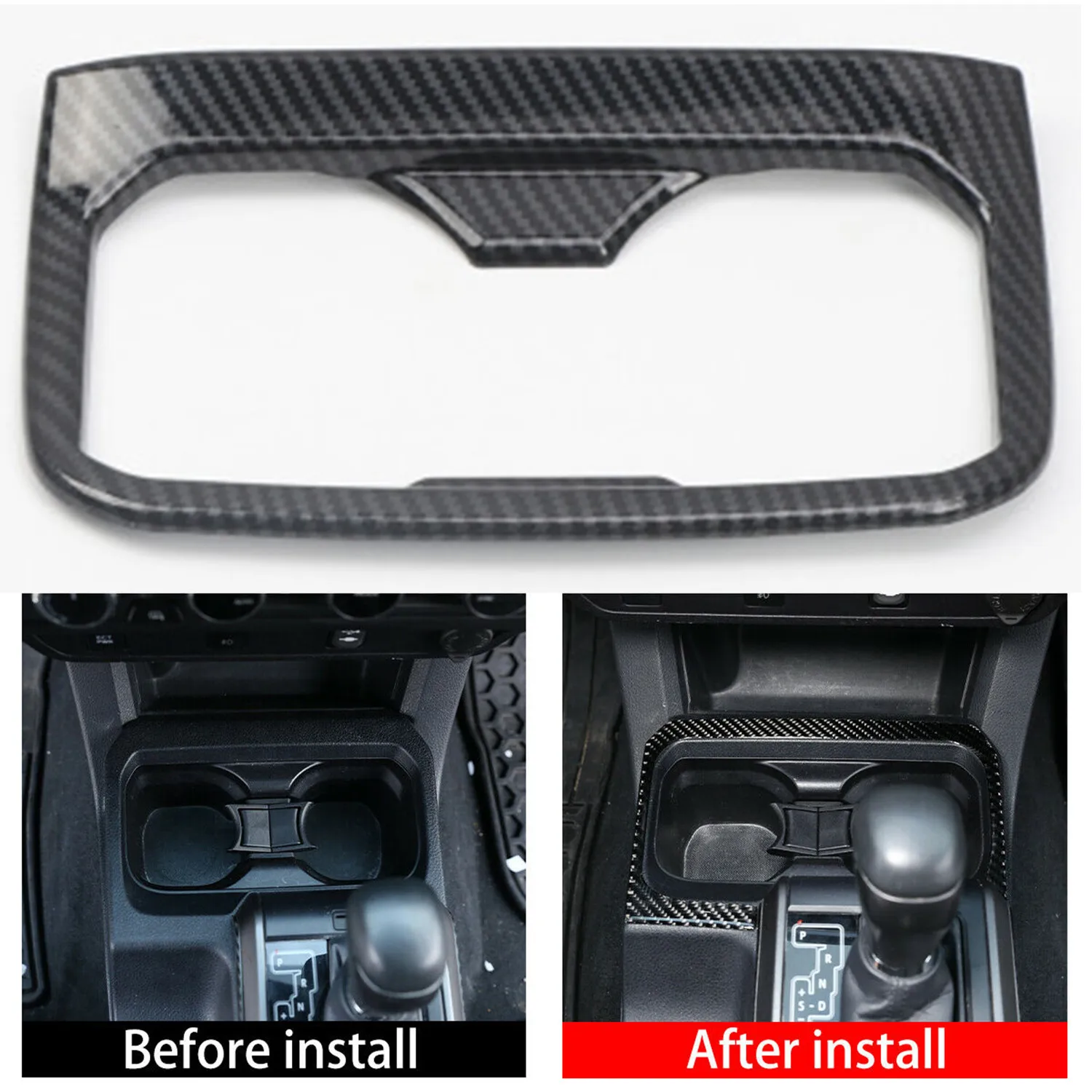 1 Pcs Storage Box Cover ABS Accessories Carbon Fiber Style For Toyota Tacoma 2015-2020
1 Pcs Storage Box Cover ABS Accessories Carbon Fiber Style For Toyota Tacoma 2015-2020