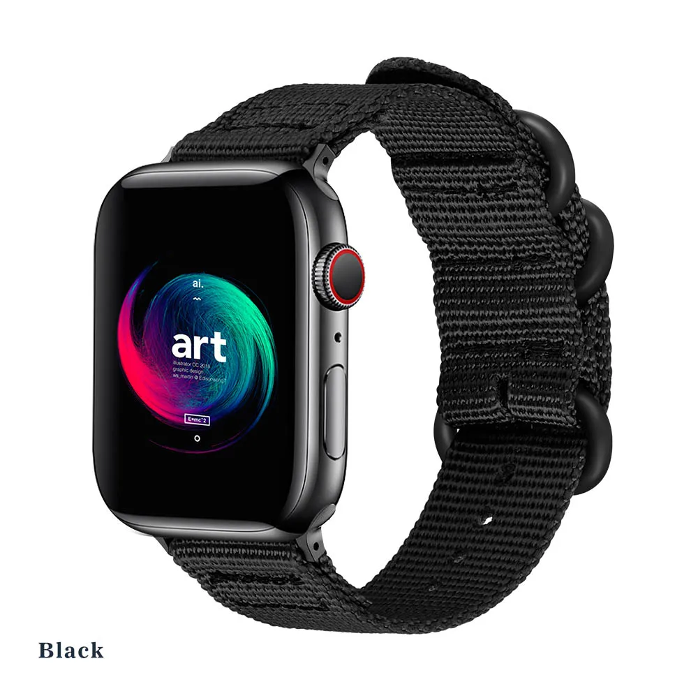 Спортивный ремешок для Apple watch 42 мм 38 мм 44 мм 40 мм нейлон correa iwatch 4 3 2 Браслет Apple watch 4 5 Аксессуары Черный
Спортивный ремешок для Apple watch 42 мм 38 мм 44 мм 40 мм нейлон correa iwatch 4 3 2 Браслет Apple watch 4 5 Аксессуары Черный