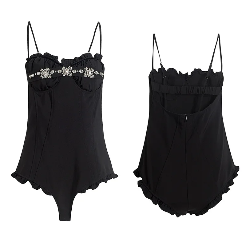 HarleyFashion New Summer Beach Style Sexy Spaghetti Straps Floral Printing Beading Slim Women Bodysuit Fashion Vest Romper
HarleyFashion New Summer Beach Style Sexy Spaghetti Straps Floral Printing Beading Slim Women Bodysuit Fashion Vest Romper