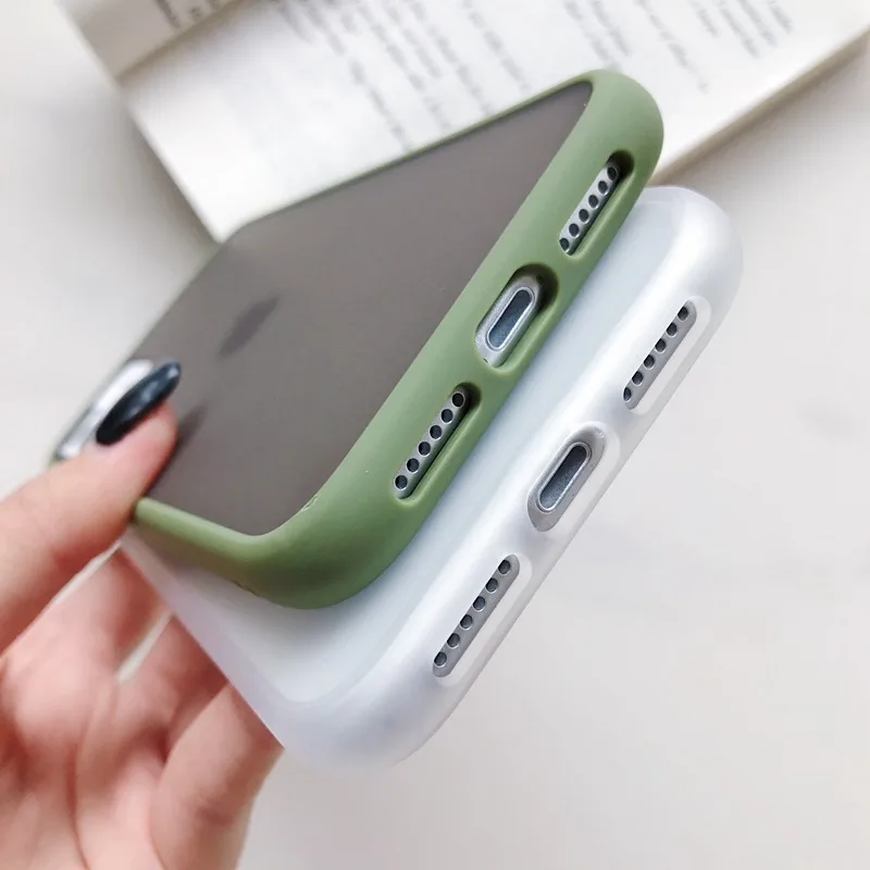 Phone Case For iPhone 12 11 Pro X XR XS Max 7 8 6 6S Plus SE 2020 Luxury Contrast Color Frame Matte Protective Back Cover Coque
Phone Case For iPhone 12 11 Pro X XR XS Max 7 8 6 6S Plus SE 2020 Luxury Contrast Color Frame Matte Protective Back Cover Coque