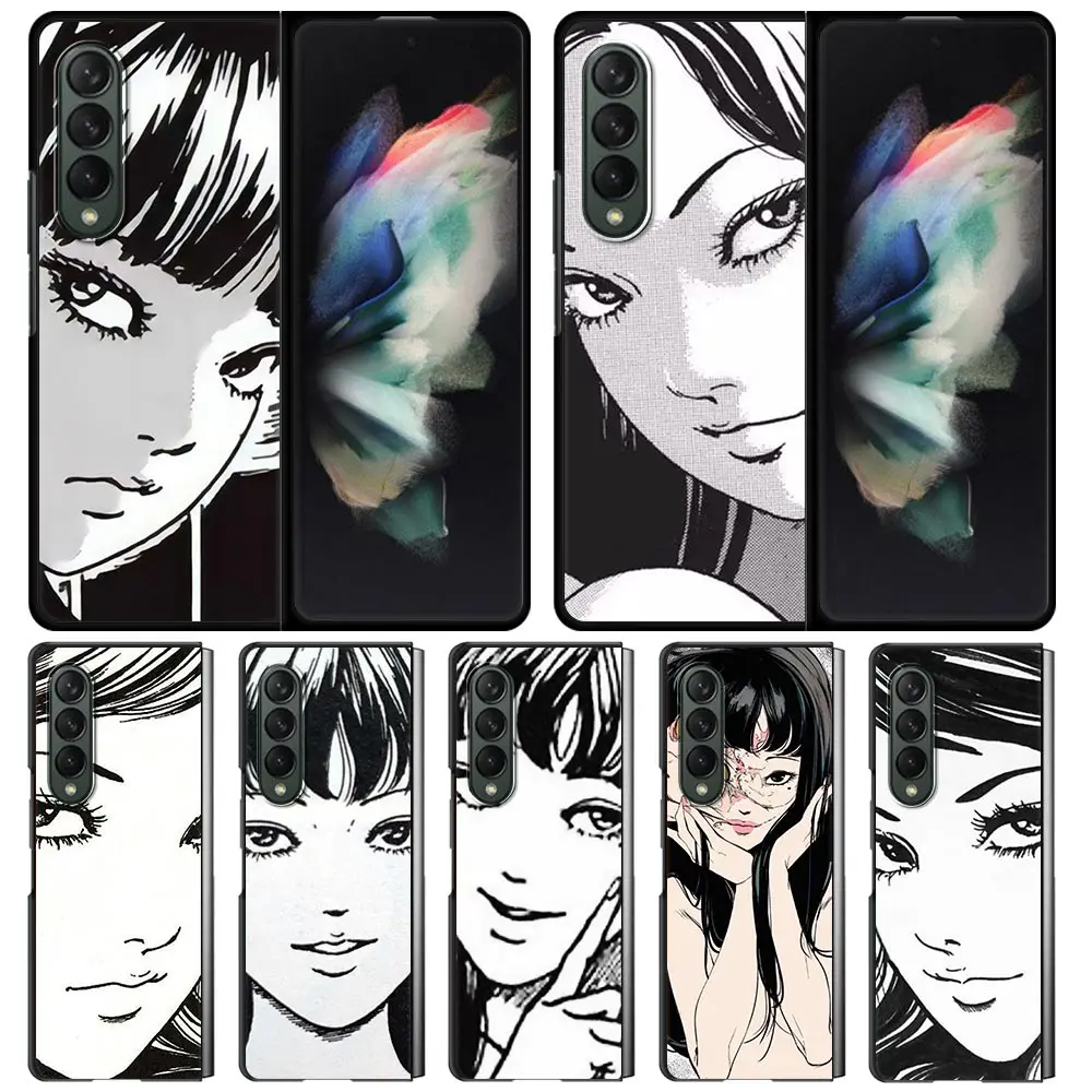 For Samsung Galaxy Z Fold 3 5G Case Luxury Matte Black Hard Phone Cover ZFold 3 Shockproof Fundas Shell Comic Junji Ito Tomie
For Samsung Galaxy Z Fold 3 5G Case Luxury Matte Black Hard Phone Cover ZFold 3 Shockproof Fundas Shell Comic Junji Ito Tomie
