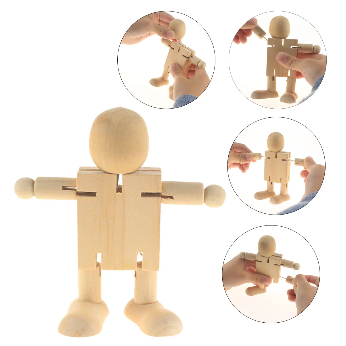 1Pc Wooden Robot Dolls Handmade Diy Painting Wooden Craft Model Home Decor Boy Girl Doll Unfinished Mini Wood Dolls
1Pc Wooden Robot Dolls Handmade Diy Painting Wooden Craft Model Home Decor Boy Girl Doll Unfinished Mini Wood Dolls