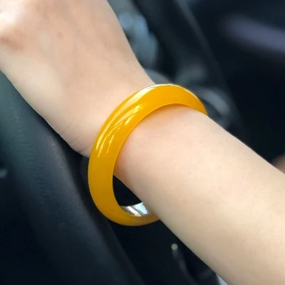 Zheru Jewelry Natural Agate Chalcedony Yellow 54-64mm Bracelet Elegant Princess Jewelry Best Gift for Mother and Girlfriend
Zheru Jewelry Natural Agate Chalcedony Yellow 54-64mm Bracelet Elegant Princess Jewelry Best Gift for Mother and Girlfriend