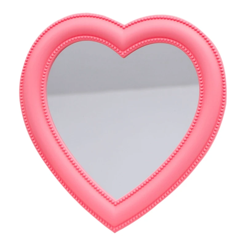 Pink Love Mirror Desktop Vanity Mirror Wall Mounted Dual-Use Makeup Mirror Girl Room Wall Decoration Heart-Shaped Mirror
Pink Love Mirror Desktop Vanity Mirror Wall Mounted Dual-Use Makeup Mirror Girl Room Wall Decoration Heart-Shaped Mirror