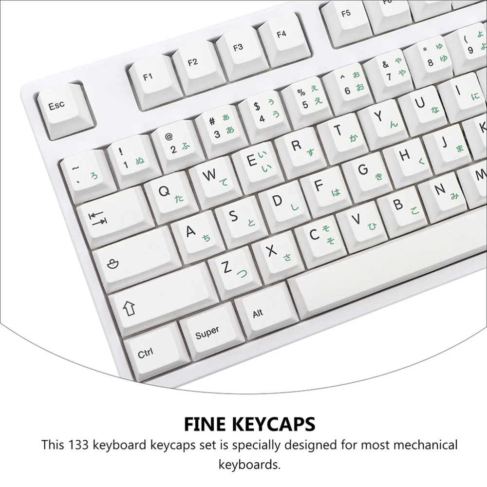 1 Set of 133Pcs Keyboard Keycaps Simple Mechanical Keycaps Keyboard Decoration
1 Set of 133Pcs Keyboard Keycaps Simple Mechanical Keycaps Keyboard Decoration