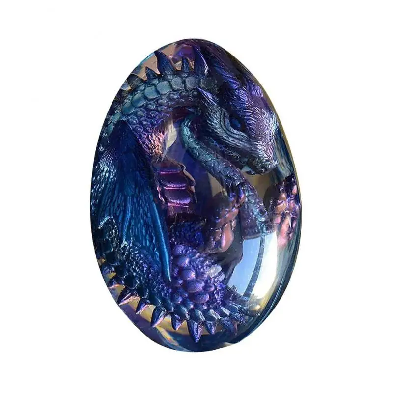 Прозрачная Хрустальная Лава в виде дракона, яйцо динозавра, скульптура из смолы, сувенир, украшение для дома, поделки, подарок для детей 
Прозрачная Хрустальная Лава в виде дракона, яйцо динозавра, скульптура из смолы, сувенир, украшение для дома, поделки, подарок для детей