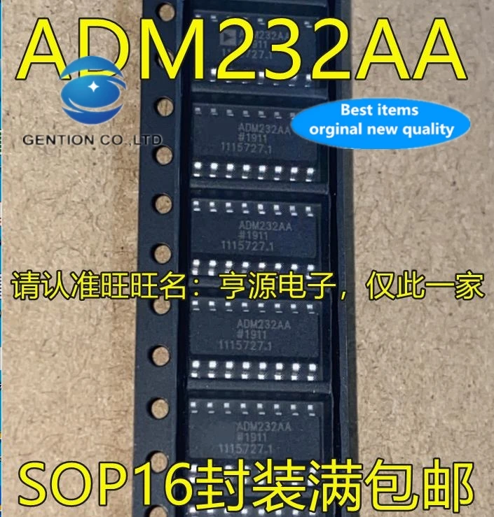 2 шт. 100% новый и оригинальный настоящая фотография ADM232AARNZ ADM232AA SOP16 RS-232 интерфейс интегрированный чип-оптический трансивер
2 шт. 100% новый и оригинальный настоящая фотография ADM232AARNZ ADM232AA SOP16 RS-232 интерфейс интегрированный чип-оптический трансивер