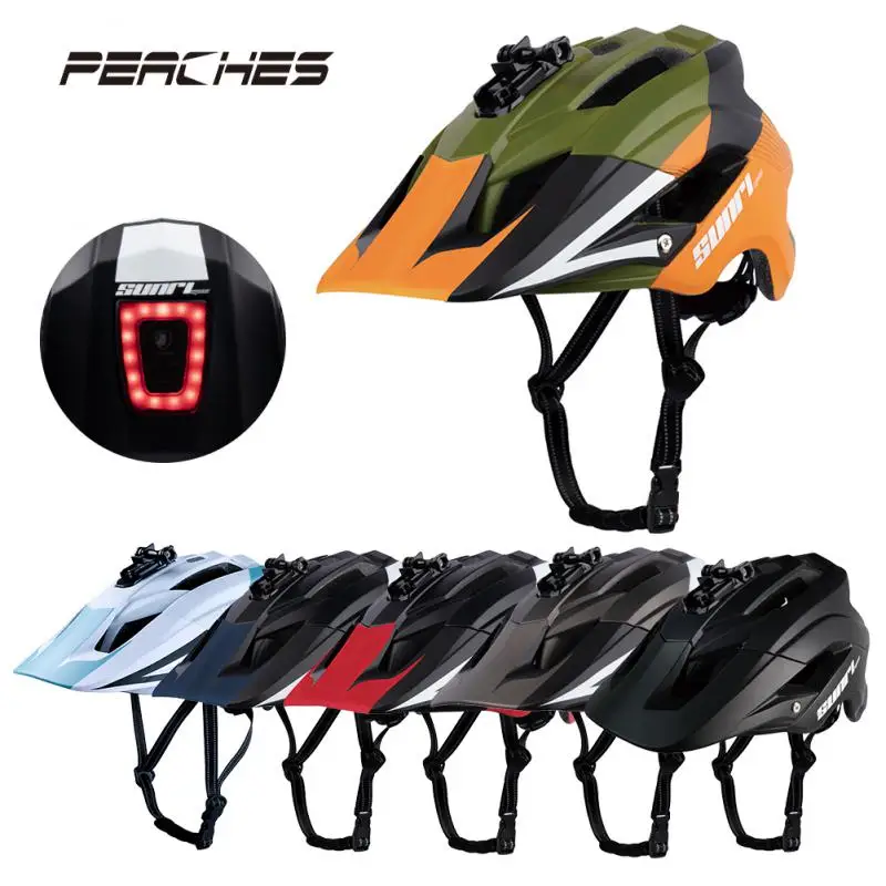 SUNRIMOON Ultralight In-mold MTB Road Bike Helmet Removable Brim Outdoor Bicycle Helmet Downhill Sports Cycling Safety Cap
SUNRIMOON Ultralight In-mold MTB Road Bike Helmet Removable Brim Outdoor Bicycle Helmet Downhill Sports Cycling Safety Cap