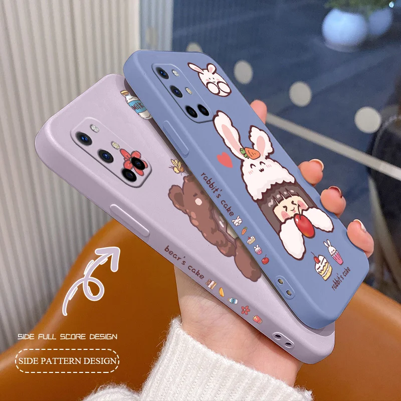 Flower Bear Cake Liquid Silicone Case For Oneplus 8t 9 9pro 9r pro Square Camera Lens Protection Ultra Thin Phone Back Cover
Flower Bear Cake Liquid Silicone Case For Oneplus 8t 9 9pro 9r pro Square Camera Lens Protection Ultra Thin Phone Back Cover