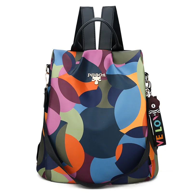 Oxford women anti-theft backpack waterproof nylon large capacity college schoolbag new lady outdoor camouflage travel backpack
Oxford women anti-theft backpack waterproof nylon large capacity college schoolbag new lady outdoor camouflage travel backpack
