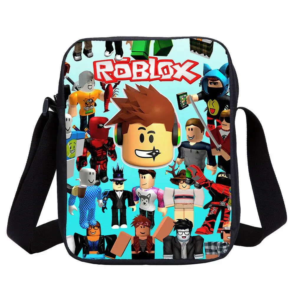 4 шт./компл. Roblox подростковая мода школьный рюкзак для мужчин и женщин сумка обеда