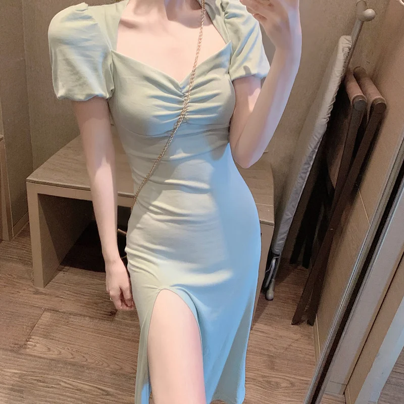 Cost-Effective Retro Off-Shoulder Slit Sexy Women Summer Long Bodycon Casual Dress Elegant Clothes Ladies Dresses Korean Fashion
Cost-Effective Retro Off-Shoulder Slit Sexy Women Summer Long Bodycon Casual Dress Elegant Clothes Ladies Dresses Korean Fashion