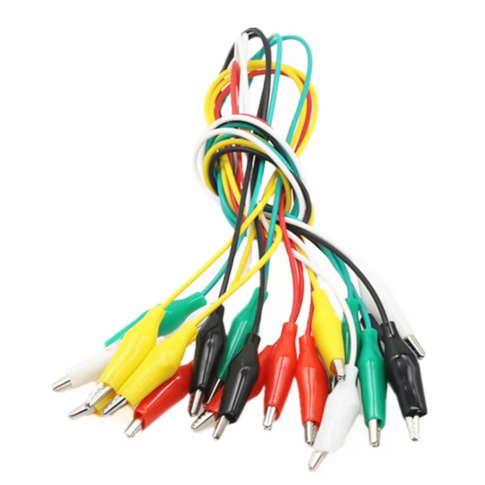50cm 10pin Double-end Alligator Clips Jump Wire Male Female Crocodile Clip Test Lead Jumper Wire Line Cable DIY Connection
50cm 10pin Double-end Alligator Clips Jump Wire Male Female Crocodile Clip Test Lead Jumper Wire Line Cable DIY Connection
