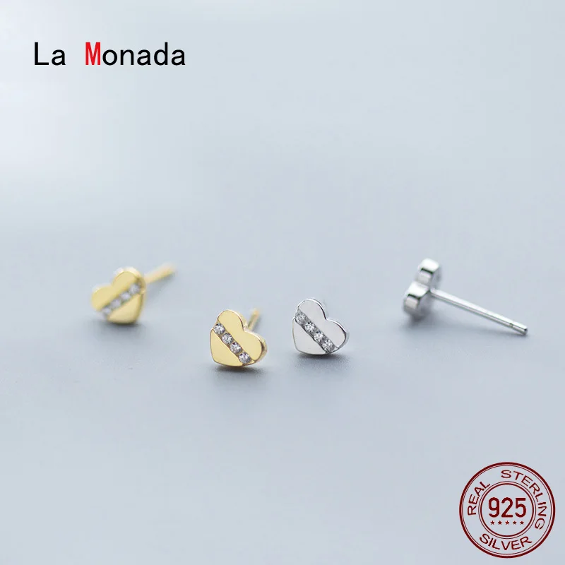 La Monada Heart Minimalist Sterling Silver Stud Earrings Women Fine 925 Silver Jewelry Woman Earrings Stud Silver 925 Shine
La Monada Heart Minimalist Sterling Silver Stud Earrings Women Fine 925 Silver Jewelry Woman Earrings Stud Silver 925 Shine