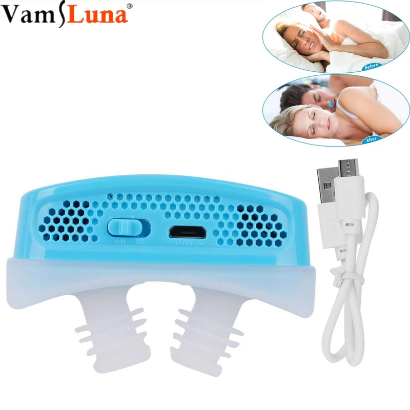 CPAP электронные устройства для защиты от храпа перезаряжаемый воздухоочиститель