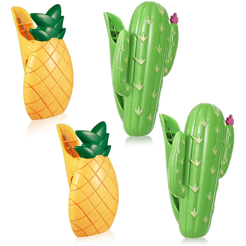 4 Pcs Beach Towel Clips Plastic Large Beach Towels Clips for Beach Clothes Lines Pineapple Cactus Decorative Travel Clip
4 Pcs Beach Towel Clips Plastic Large Beach Towels Clips for Beach Clothes Lines Pineapple Cactus Decorative Travel Clip