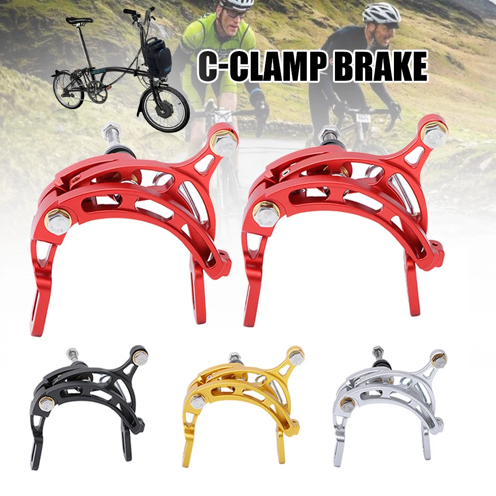 Bike Brake Calipers for Brompton Folding Bike C-Shaped Dual Pivot Bicycle Front Rear Brake Caliper Replacement Bike Accessories
Bike Brake Calipers for Brompton Folding Bike C-Shaped Dual Pivot Bicycle Front Rear Brake Caliper Replacement Bike Accessories