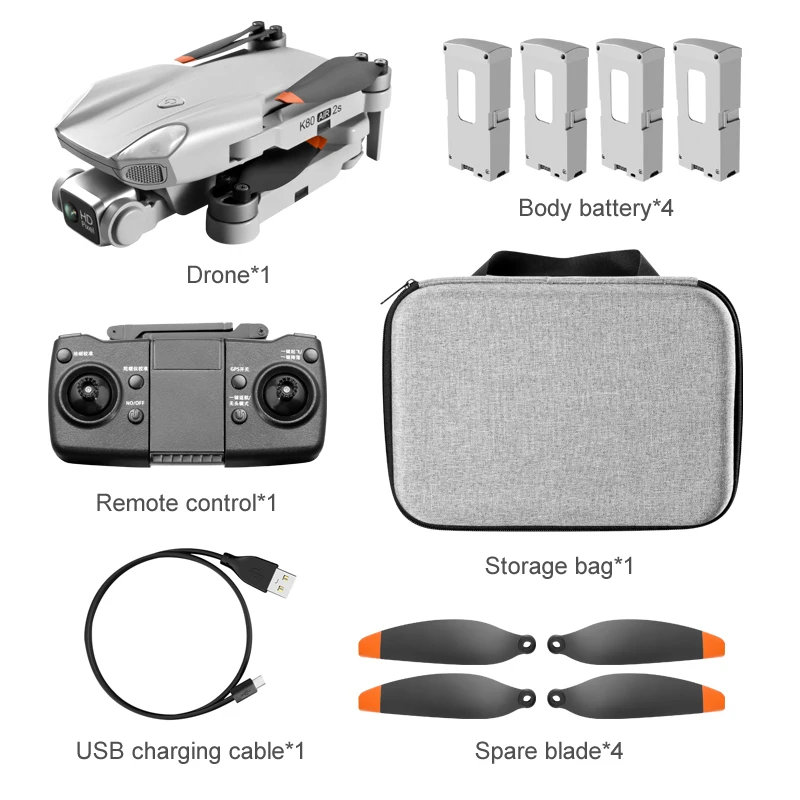 K80 AIR2S Drone Camera 4K GPS Brushless 5G FPV 1Km Long Distance 30mins Professional RC Quadcopter Dron self Stabilization
K80 AIR2S Drone Camera 4K GPS Brushless 5G FPV 1Km Long Distance 30mins Professional RC Quadcopter Dron self Stabilization