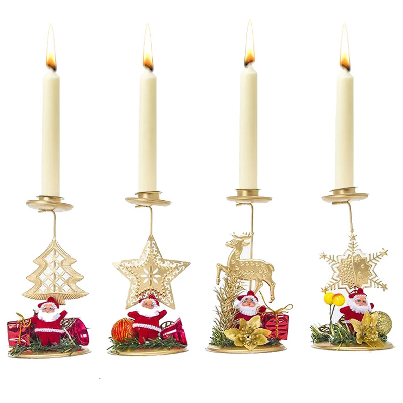 Gold Metal Candle Holders Santa Claus Christmas Candlestick Iron Candle Ornament Candelabra Xmas Table Decoration
Gold Metal Candle Holders Santa Claus Christmas Candlestick Iron Candle Ornament Candelabra Xmas Table Decoration