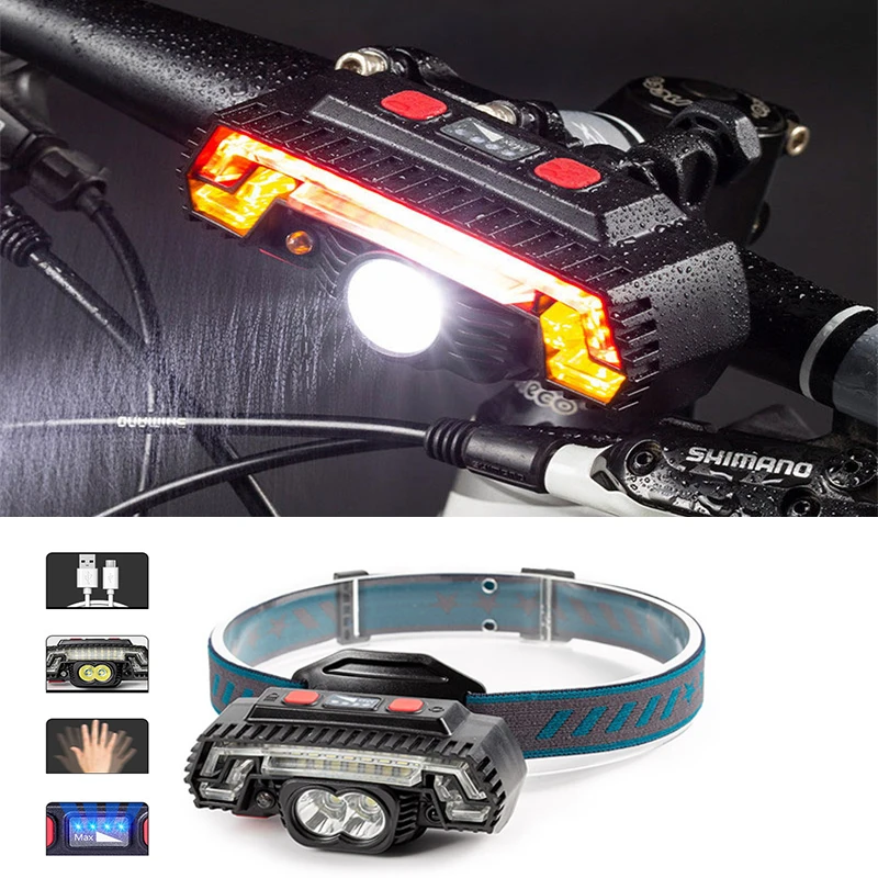 Bicycle Headlights USB Charging Strong Light Multi-function Frontlights Mountain Bike Night Warning Taillights Riding Equipment
Bicycle Headlights USB Charging Strong Light Multi-function Frontlights Mountain Bike Night Warning Taillights Riding Equipment
