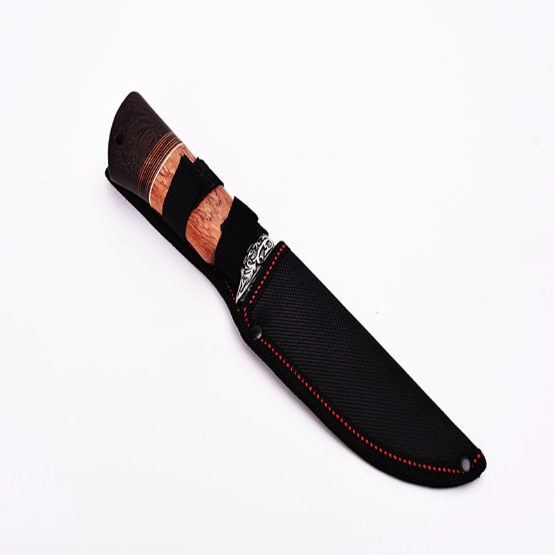 Outdoor Straight Knife 3CR13 Blade Red Sandalwood Wing Handle Damascus Pattern Camping Tactical Knife Fixed Blade Survival Knife
Outdoor Straight Knife 3CR13 Blade Red Sandalwood Wing Handle Damascus Pattern Camping Tactical Knife Fixed Blade Survival Knife