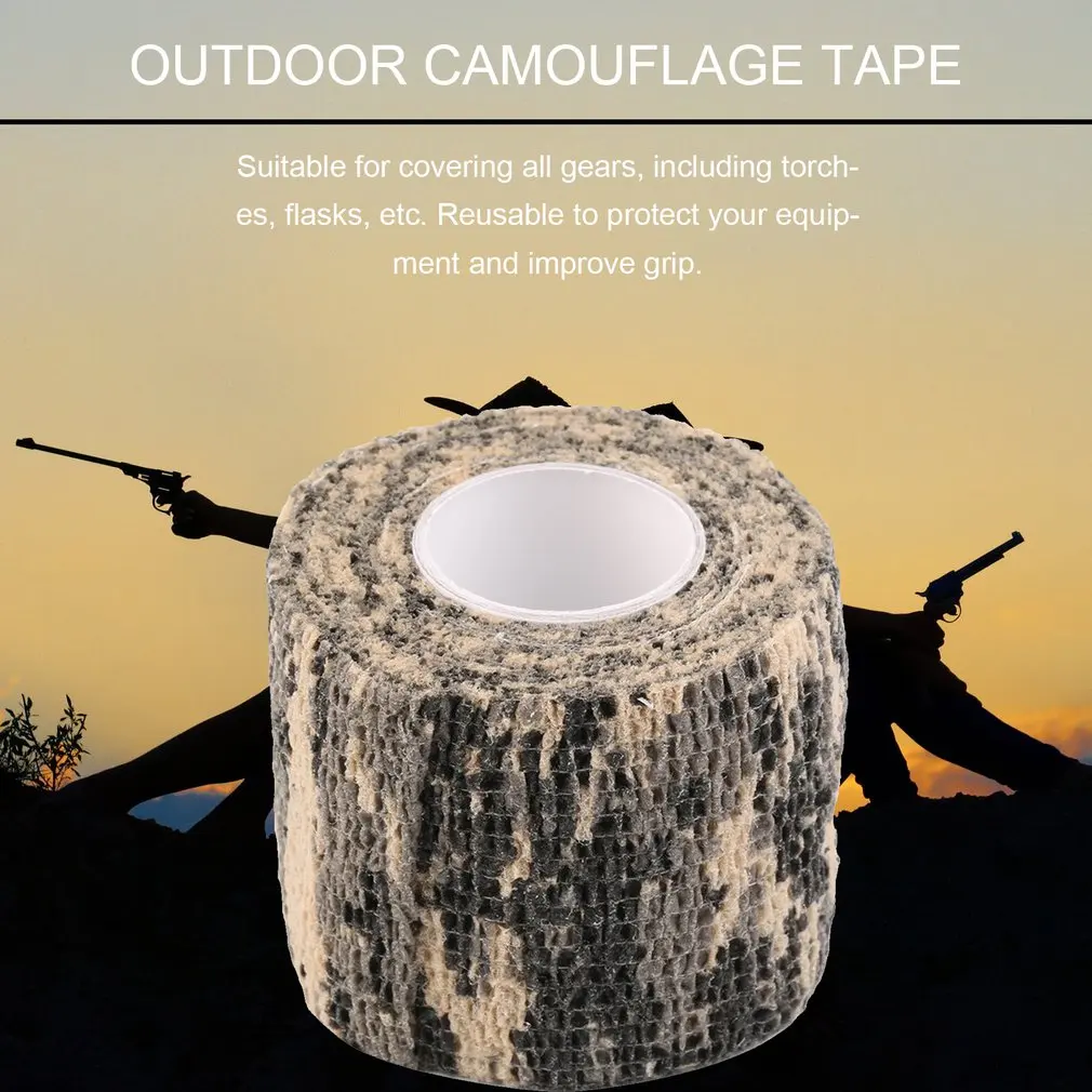 Elastic Wrap Tape Adhesive Outdoor Hunting Camouflage Stealth Tape Waterproof Wrap Durable Roll Stealth Wrap Accessory
Elastic Wrap Tape Adhesive Outdoor Hunting Camouflage Stealth Tape Waterproof Wrap Durable Roll Stealth Wrap Accessory