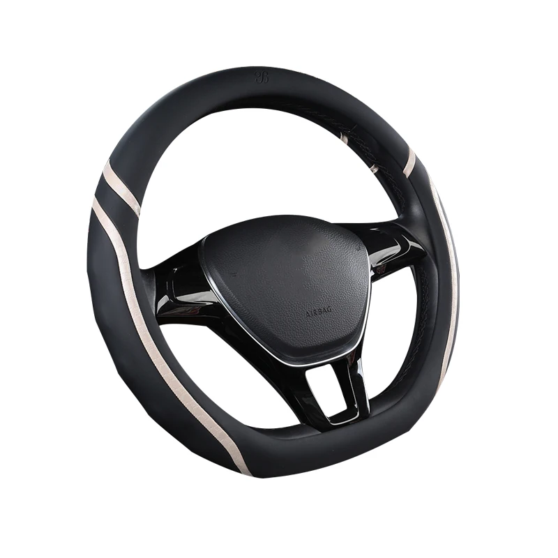 D-type Car Steering Wheel Cover Four Seasons Universal Stitching Steering Wheel Cover Non-slip Wear-resistant Car Grip Cover
D-type Car Steering Wheel Cover Four Seasons Universal Stitching Steering Wheel Cover Non-slip Wear-resistant Car Grip Cover
