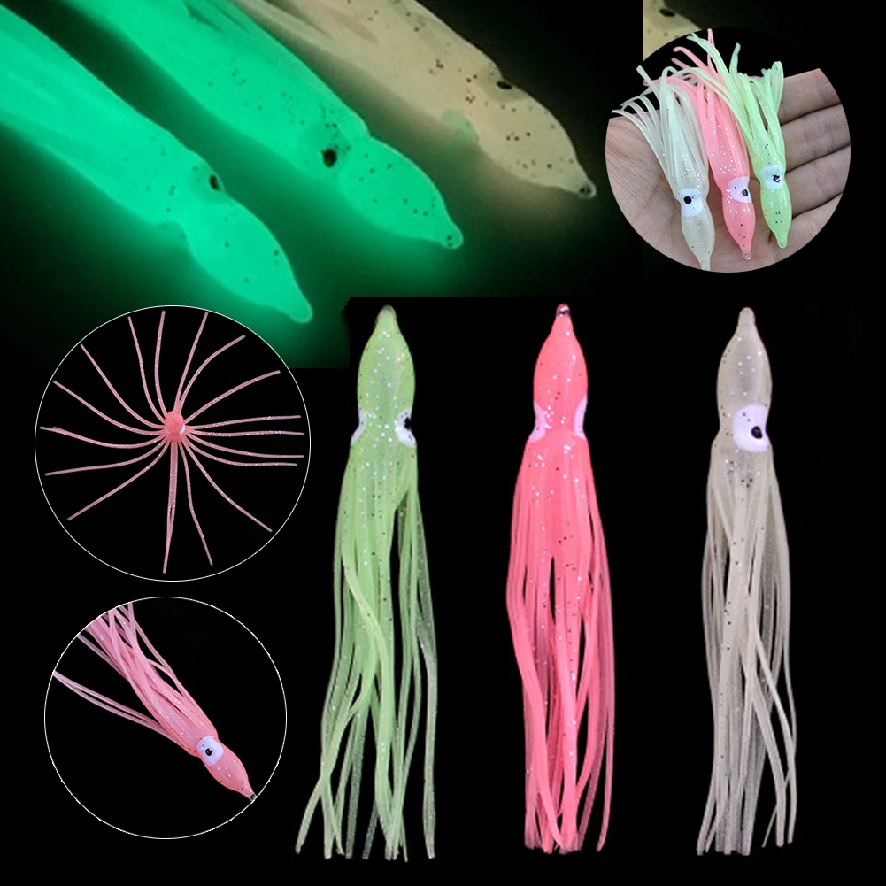 5/10pcs Luminous Octopus Bait With Big Eyes 9cm 10cm 12cm Silicone Sea Fishing Bionic Soft Skirt Squid Baits Pesca Iscas Tackle
5/10pcs Luminous Octopus Bait With Big Eyes 9cm 10cm 12cm Silicone Sea Fishing Bionic Soft Skirt Squid Baits Pesca Iscas Tackle