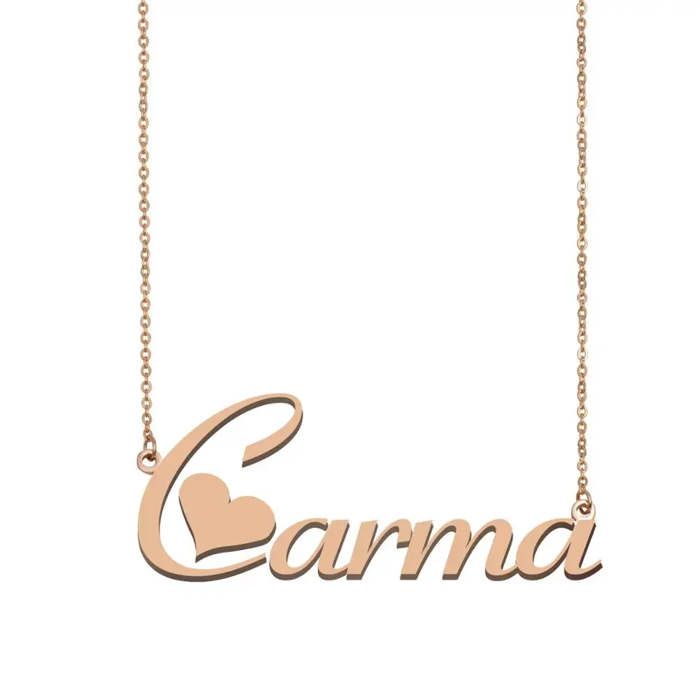 Carma Name Necklace, Custom Name Necklace for Women Girls Best Friends Birthday Wedding Christmas Mother Days Gift
Carma Name Necklace, Custom Name Necklace for Women Girls Best Friends Birthday Wedding Christmas Mother Days Gift