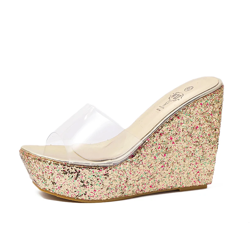 Transparent Wedge Platform Jelly Sandals Slippers Sexy Casual Peep Toe High Heels 12CM Clear Women's Shoes Slides Size 34-40
Transparent Wedge Platform Jelly Sandals Slippers Sexy Casual Peep Toe High Heels 12CM Clear Women's Shoes Slides Size 34-40