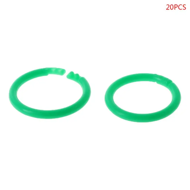 20x Creative Plastic Circle Multi-Functional Loose Leaf Ring Binder Hoop For DIY Photo Scrapbook Album Book Office G92E
20x Creative Plastic Circle Multi-Functional Loose Leaf Ring Binder Hoop For DIY Photo Scrapbook Album Book Office G92E
