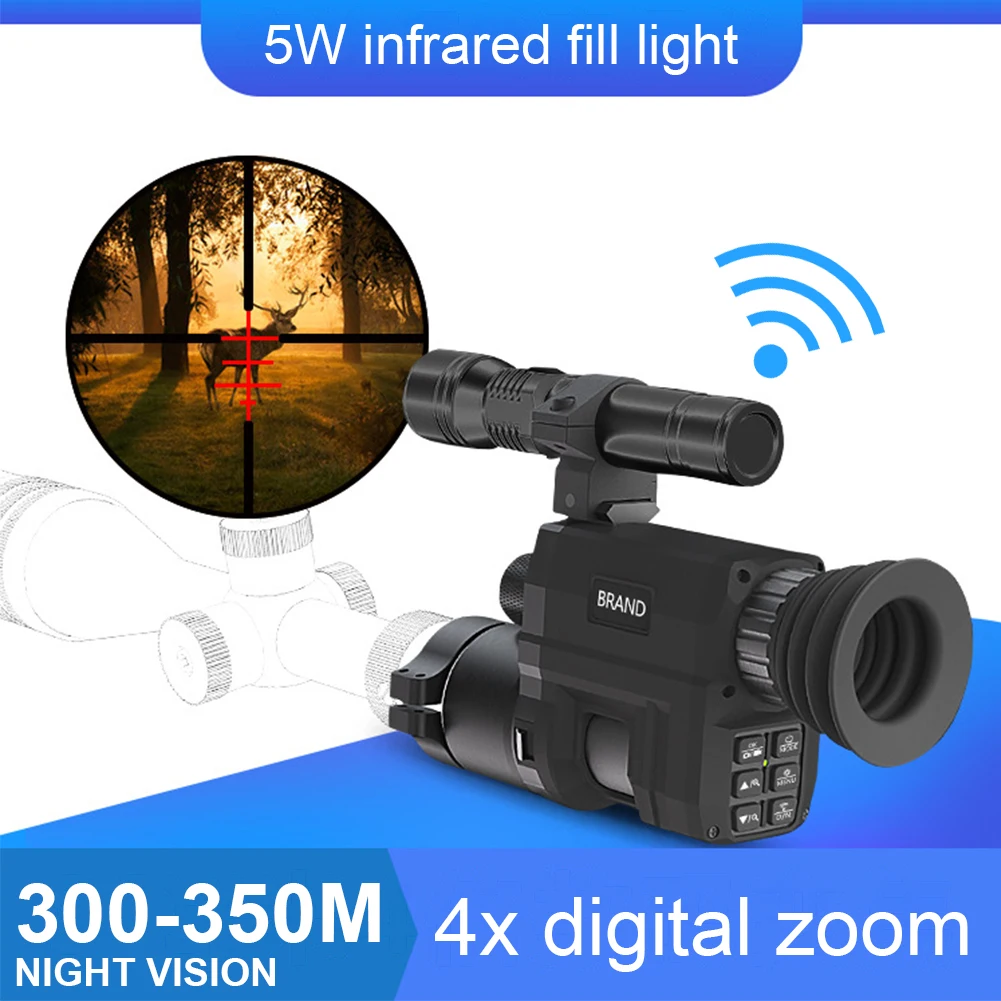 Infrared Night Vison Monocular with 1.3" TFT Display HD Photo Video Digital Scope with Flashlight Laser for Hunting Surveillance
Infrared Night Vison Monocular with 1.3" TFT Display HD Photo Video Digital Scope with Flashlight Laser for Hunting Surveillance
