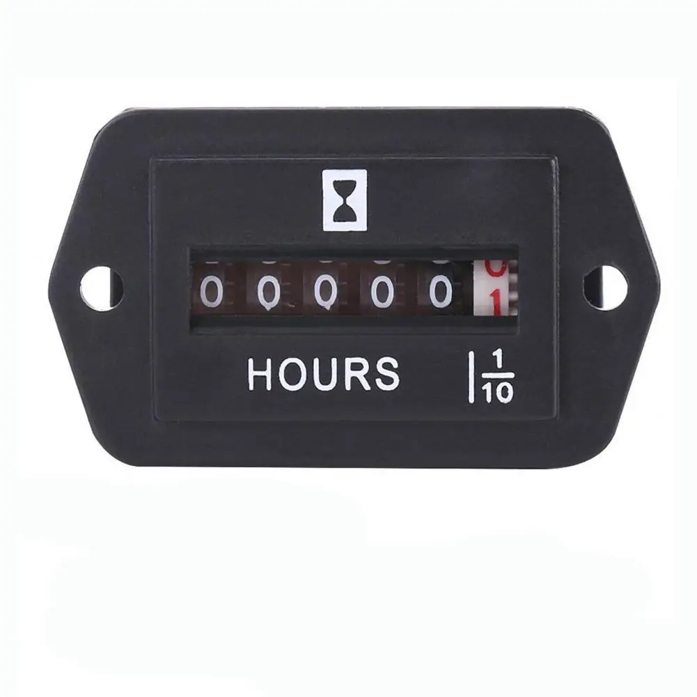 Simple Mechanical Hour Meter Fully Sealed Rectangle DC 12V-36V High Accuracy Times Counter Easy to Use for Engineering Machinery
Simple Mechanical Hour Meter Fully Sealed Rectangle DC 12V-36V High Accuracy Times Counter Easy to Use for Engineering Machinery