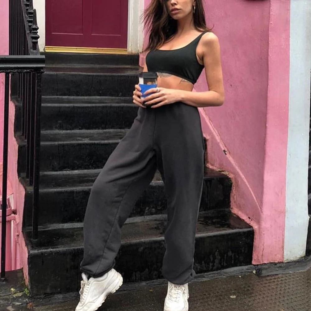 Women Casual Sport Pants Solid Running Jogger Pants Female Solid Tracksuit Elastic Waist Ladies Sweatpants Baggy Trousers 2XL 
Women Casual Sport Pants Solid Running Jogger Pants Female Solid Tracksuit Elastic Waist Ladies Sweatpants Baggy Trousers 2XL