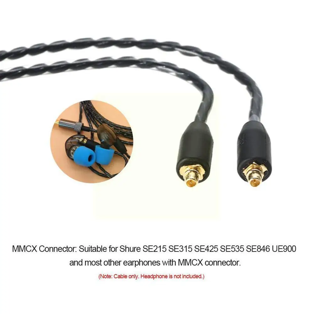Shure Headphone Cable White Headphone Cable For SHURE SE215 SE315 SE425 SE535 TH904 Audio Cable K8E0
Shure Headphone Cable White Headphone Cable For SHURE SE215 SE315 SE425 SE535 TH904 Audio Cable K8E0