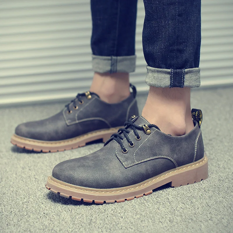 Extra Large Size Men's Shoes Microfiber Fashion British Casual Tooling Shoes Tendon Thick-Soled Anti-Skid Shoes
Extra Large Size Men's Shoes Microfiber Fashion British Casual Tooling Shoes Tendon Thick-Soled Anti-Skid Shoes