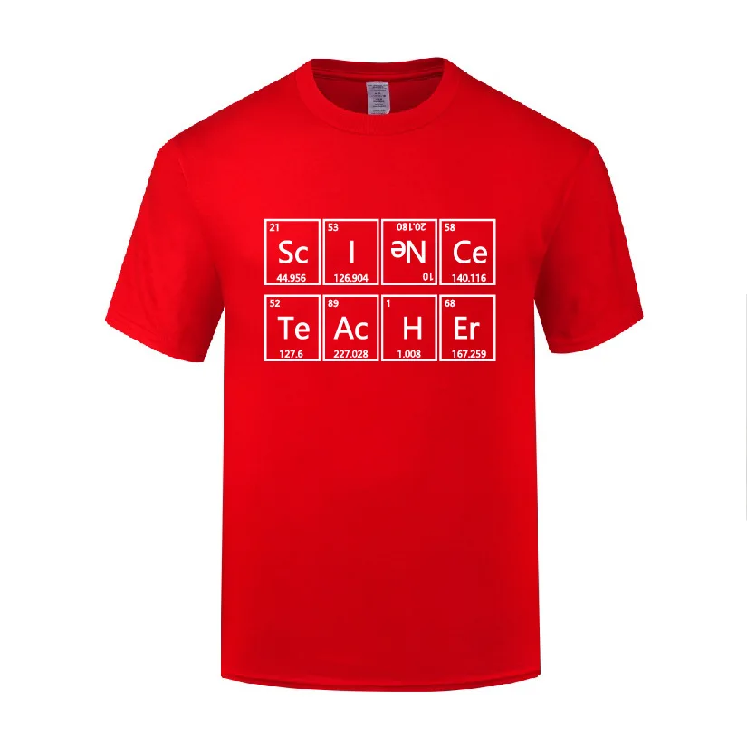 Funny Science Teacher Cotton T Shirt Normal Men O-Neck Summer Short Sleeve Tshirts Clothes
Funny Science Teacher Cotton T Shirt Normal Men O-Neck Summer Short Sleeve Tshirts Clothes