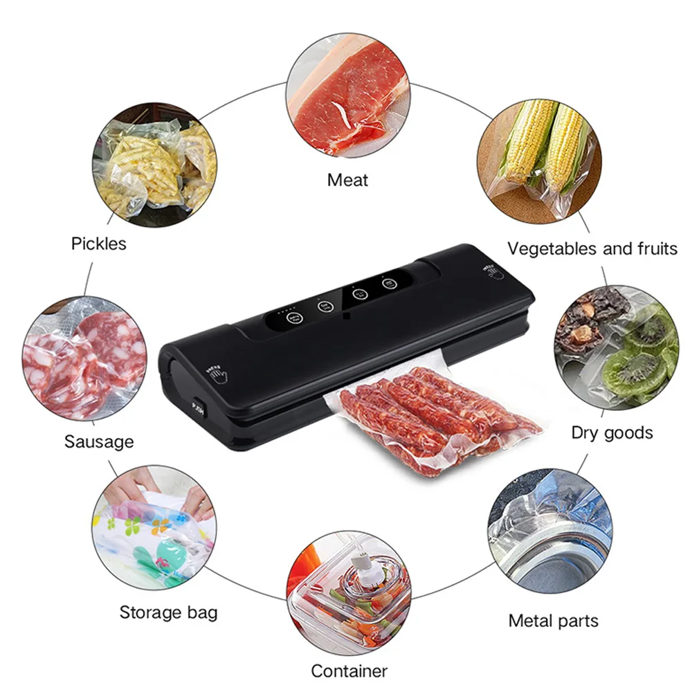 Hot Automatic Food Vacuum Sealer Packing Sealing Vacuum Sealing Machine Home Household Kitchen Sealer Including 15pcs Food Bags
Hot Automatic Food Vacuum Sealer Packing Sealing Vacuum Sealing Machine Home Household Kitchen Sealer Including 15pcs Food Bags